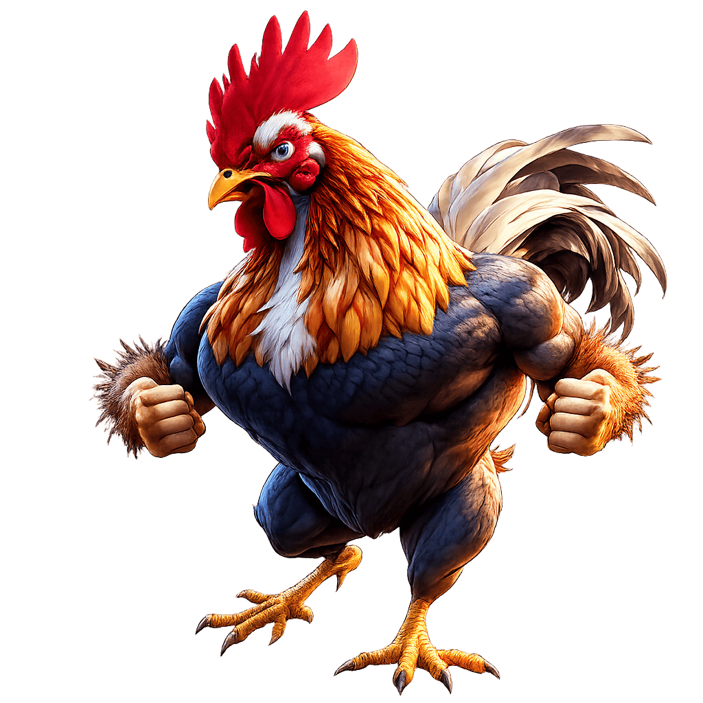 Cockfight illustration